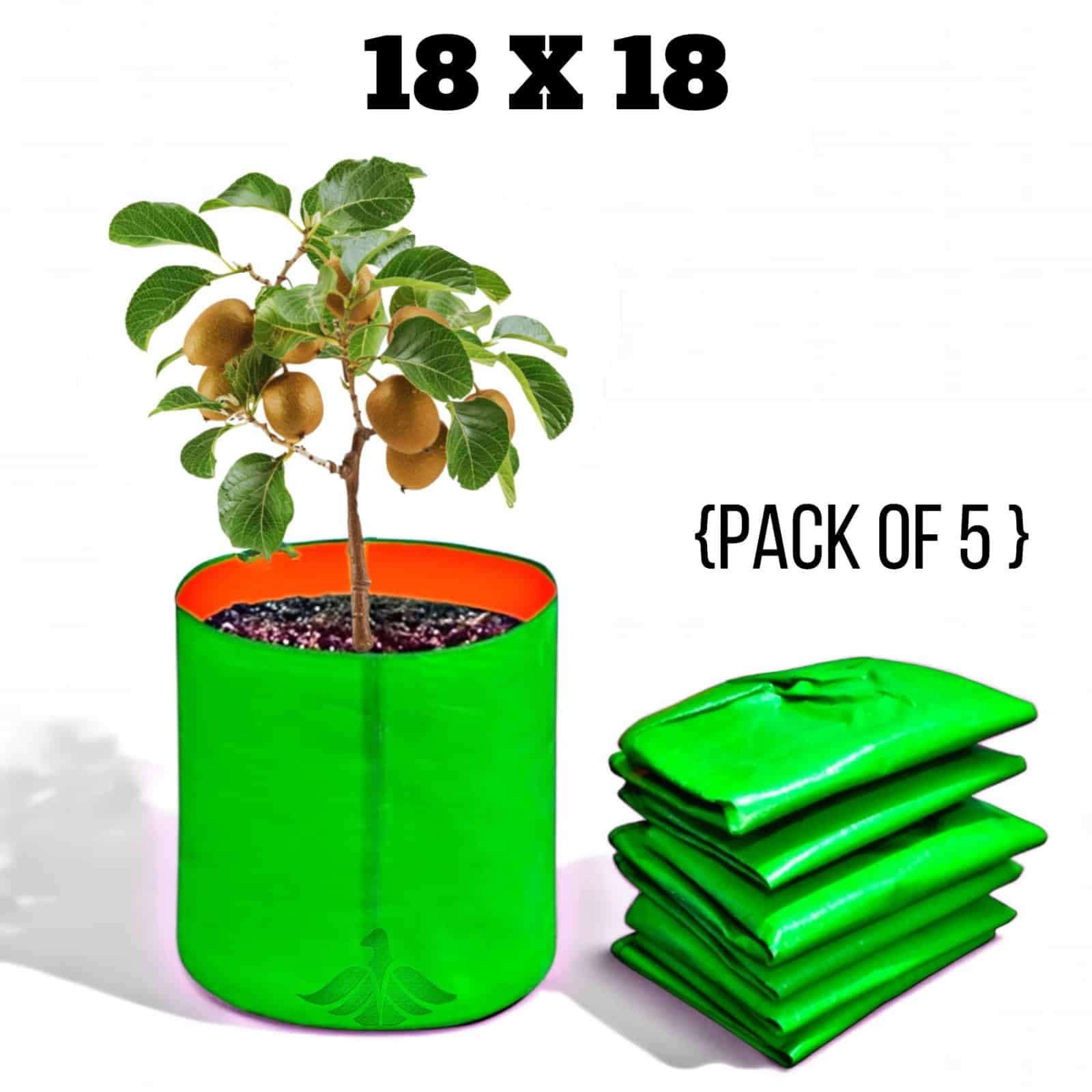 18x18 Green Grow Bag 18x18 Green Grow Bags for Plants