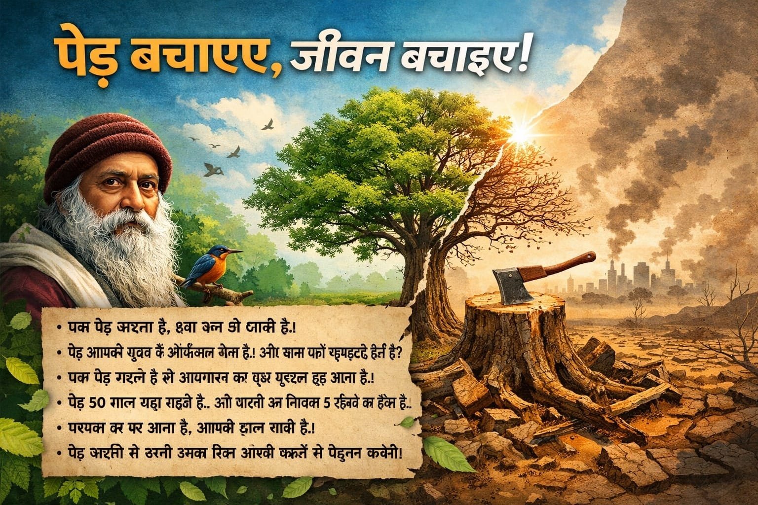 Save Trees quotes in hindi